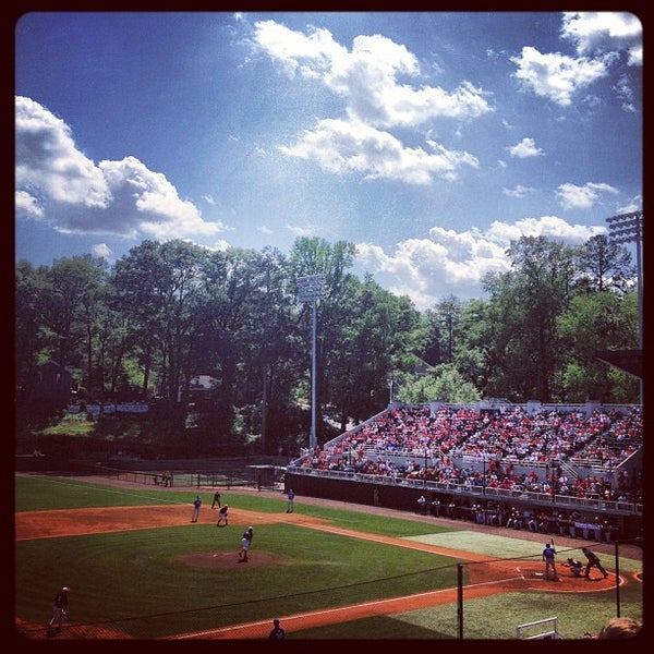 Photo taken at Foley Field by Katie M. on 4/1/2012