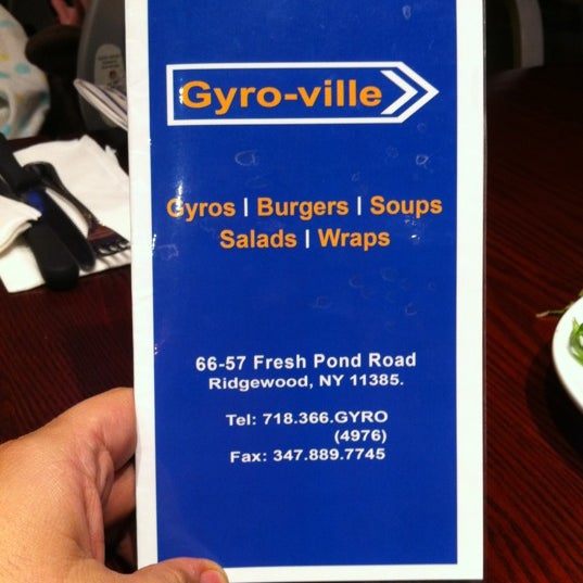Gotta try a gyro from here. Amazing.