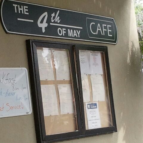 Photo taken at 4th Of May Cafe by Dee Z. on 5/16/2012