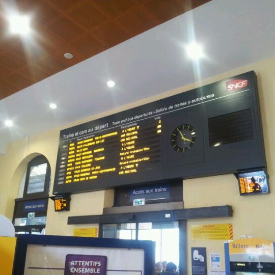 Photo taken at Gare SNCF d&#39;Agen by Christophe C. on 4/21/2012
