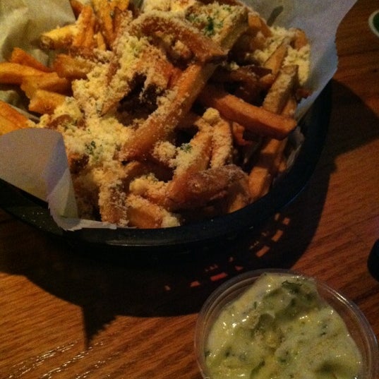 get the Belgian frites w/ aioli sauce & parmesan cheese; the best friends a fry could have