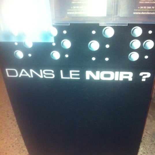 Photo taken at Dans Le Noir ? by Patricia P. on 5/19/2012