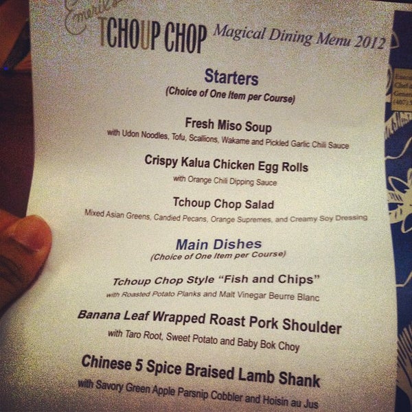 Foto tomada en Emeril&#39;s Tchoup Chop  por Dafoodie el 9/9/2012