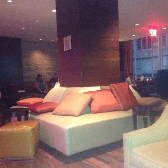 Photo taken at Broadway 49 Bar &amp; Lounge at the Crowne Plaza Times Square by Vanessa T. on 4/21/2012