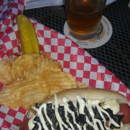 Photo taken at Simon&#39;s Hot Dogs by Chris E. on 7/13/2012