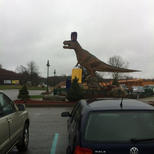 Photo taken at The Dinosaur Place at Nature&#39;s Art Village by Aimee B. on 3/31/2012