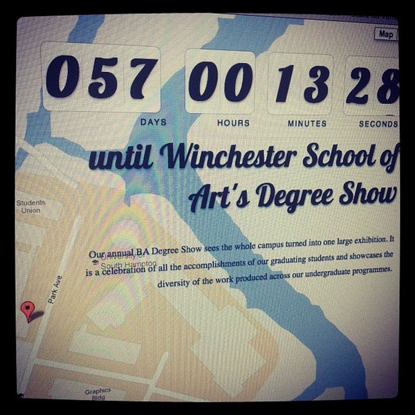 Foto tomada en Winchester School of Art  por Adam P. el 4/18/2012