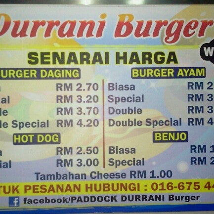 Photos At Paddock Durrani Burger Batu 18 Kajang Selangor