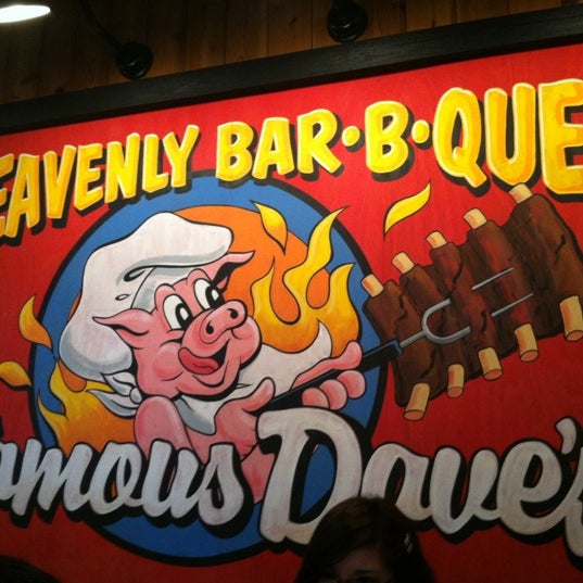 Photo taken at Famous Dave&#39;s by Brittany F. on 3/25/2012