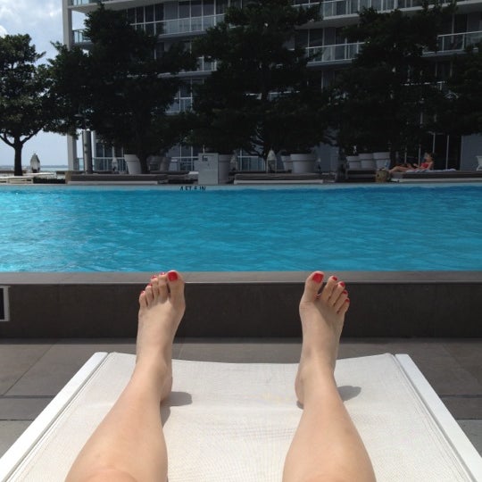 Photo taken at Viceroy Miami Hotel Pool by Emily S. on 4/6/2012