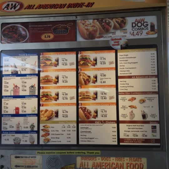 Photo taken at A&amp;W Restaurant by James P. on 8/9/2012