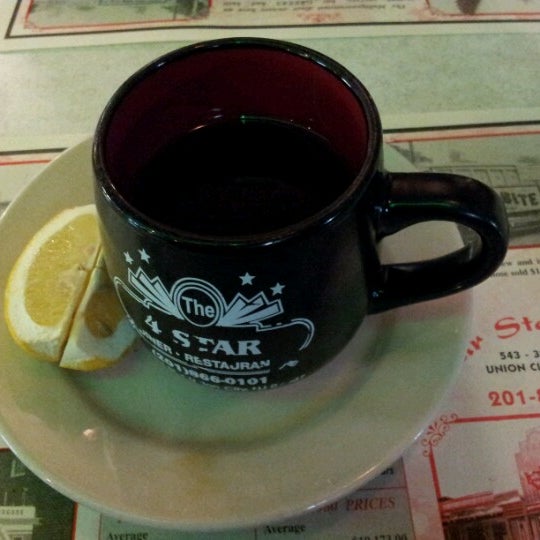 Photo taken at Four Star Diner Union City by Bradley D. on 7/13/2012