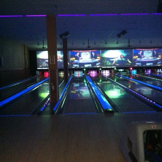 Photo taken at Bowlmor by Mike F. on 3/4/2012
