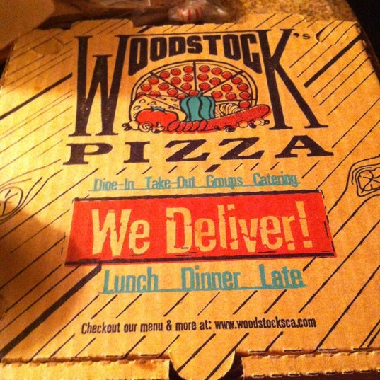 Photo taken at Woodstock&#39;s Pizza by Tracy P. on 6/29/2012