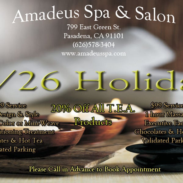 On 6/26/2012, receive $20 Off all T.E.A. Products and select $99 salon services. #626Day