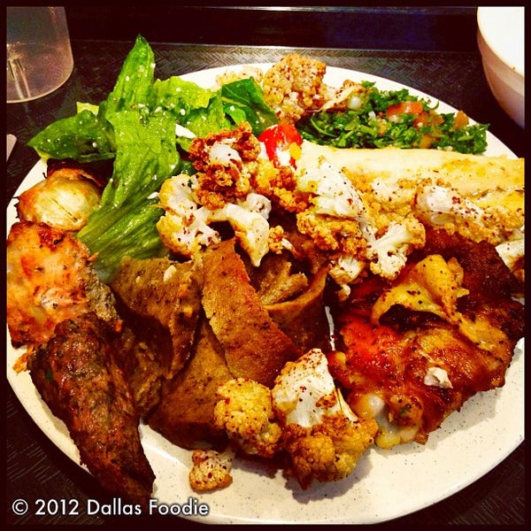 Photo taken at Afrah Mediterranean Restaurant &amp; Pastries by Dallas Foodie (. on 5/11/2012