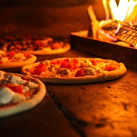 Photo taken at Al Bracere Ristorante Pizzeria by Manuel P. on 8/28/2012