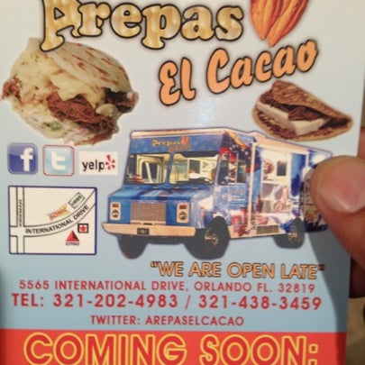 Photo taken at Arepas El Cacao by Wholy C. on 8/1/2012
