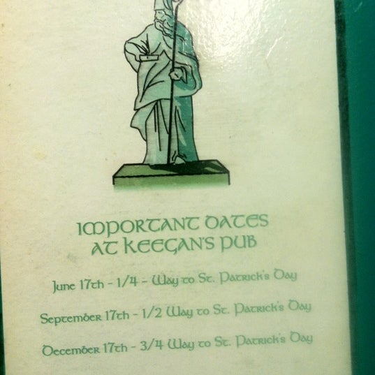 Foto tirada no(a) Keegan&#39;s Irish Pub por Obi O. em 8/6/2012