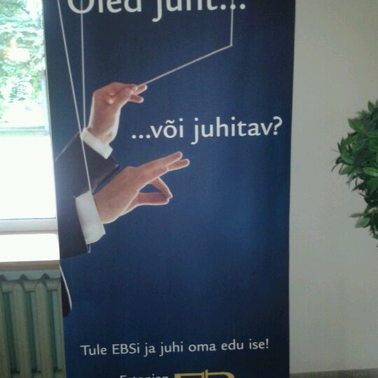 Снимок сделан в Эстонская школа бизнеса пользователем Raili P. 8/15/2012
