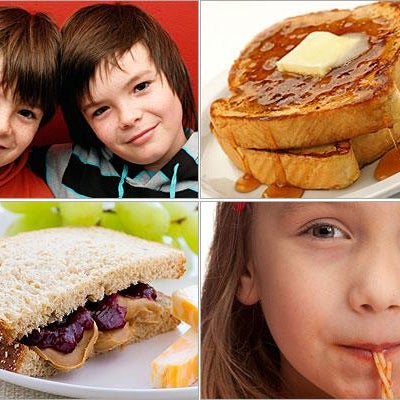 Kids under 12 eat free on weekdays.  Meal choices include the standard favorites: PB&J, Kraft mac and cheese, and mini pizzas.