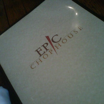 Photo taken at Epic Chophouse by Scott L. on 5/31/2012