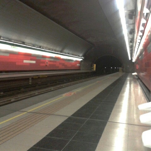 Photo taken at Metro Blanqueado by Cycolucho L. on 9/6/2012
