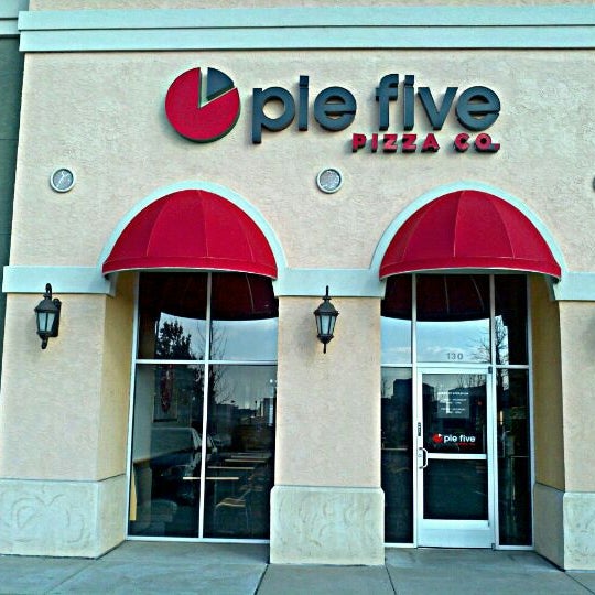 Photo taken at Pie Five Pizza by Kerry T. on 2/27/2012