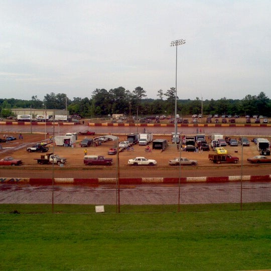 Photo taken at Dixie Speedway Home of the Champions by Robert O. on 6/9/2012