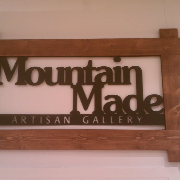 Restaurant menu features local ingredients and Mountain Made artisan gallery features local artisans