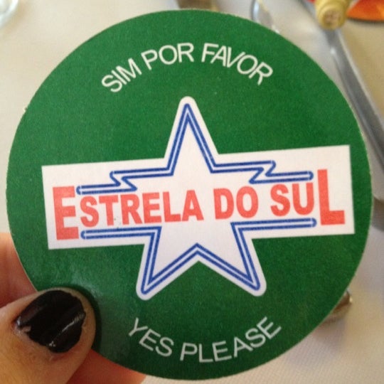 Photo taken at Churrascaria Estrela do Sul by Duda J. on 5/27/2012