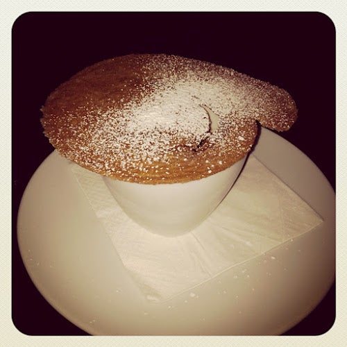 To finish off your tasty dinner, order the Pot du Crème - it's a perfect balance of rich and sweet.
