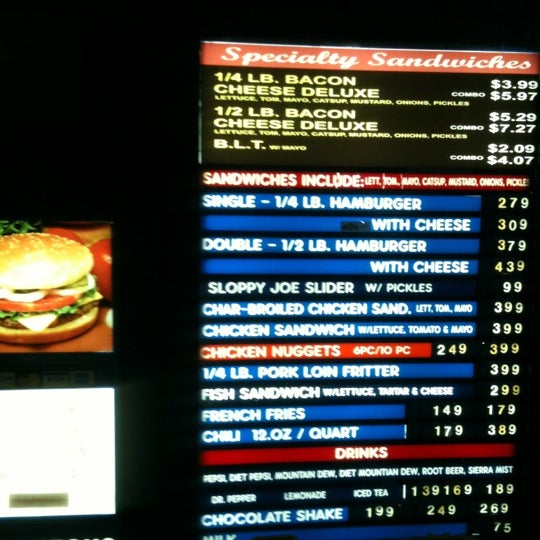 Bbops menu deals