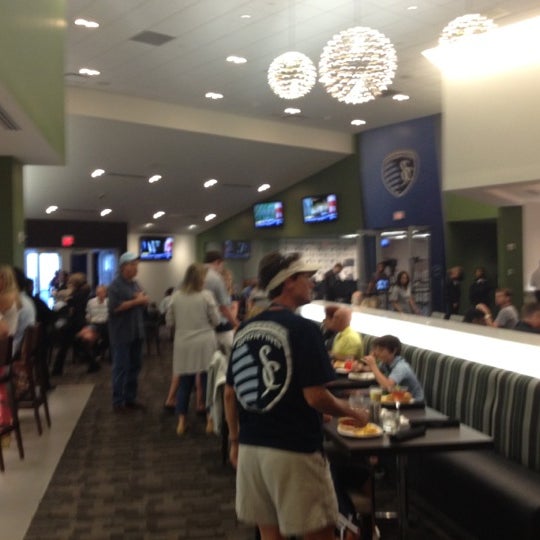 Photo taken at Field Club at Children&#39;s Mercy Park by Rob S. on 9/1/2012