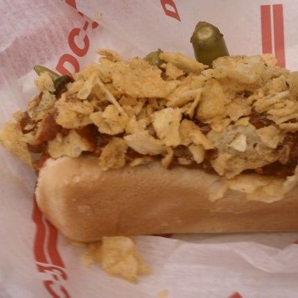 If your bold, try the 3 Alarm Crunch. It's good, but it's an A++ spicy dog. Try to handle it
