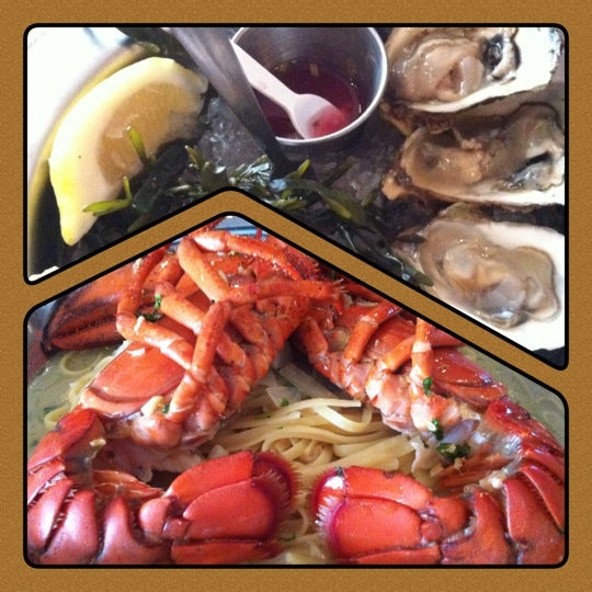 Снимок сделан в Rabia&#39;s Seafood/Oyster Bar &amp; Italian Restaurant пользователем Hsiao-Wei C. 7/14/2012