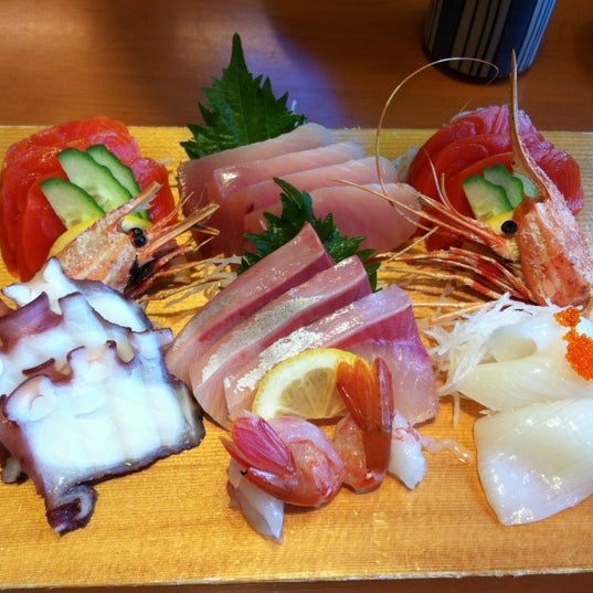 Photo taken at Sushi Itoga by Ana on 4/6/2012