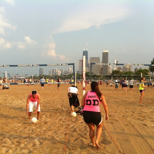 Chicago Social Beach Volleyball League Beach in Chicago