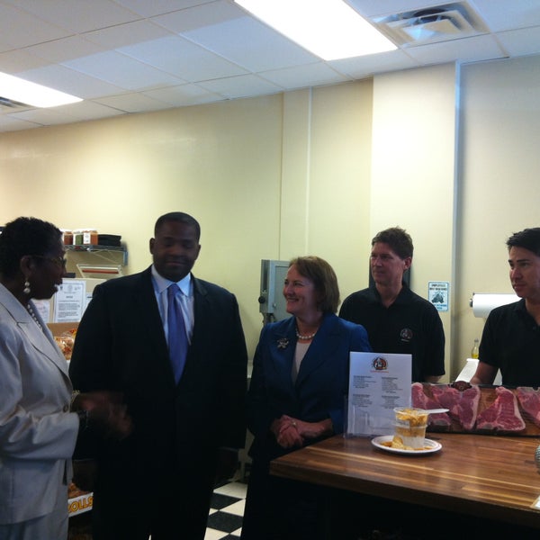 SBA Administrator Karen Mills visits New York Butcher Shoppe in Atlanta, GA today, which used an SBA 7(a) loan to launch its operation last year: http://owl.li/bzazl.