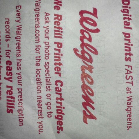 walgreens printer ink