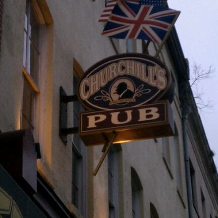 Photo taken at Churchill&#39;s Pub by David on 2/18/2012