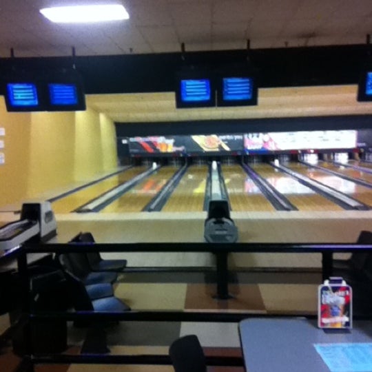 Photo taken at AMF Belleview Lanes by Brooke G. on 4/4/2012