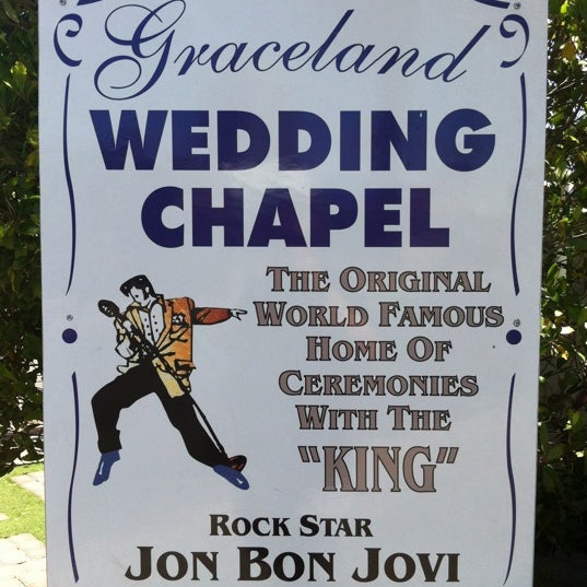 Photo taken at Graceland Wedding Chapel by Stro on 6/8/2012