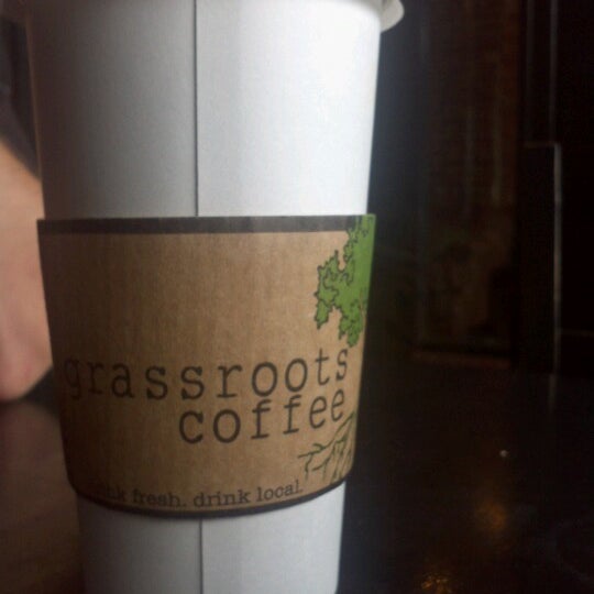 Photo taken at Grassroots Coffee Company by Lindsey S. on 8/3/2012