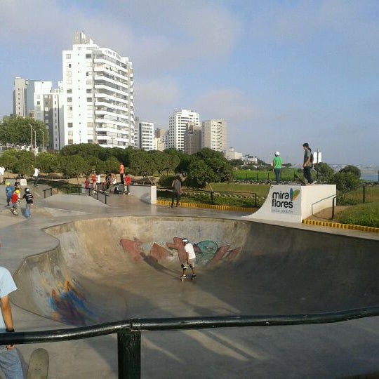 Photo taken at Skate Park de Miraflores by Lorena D. on 3/31/2012