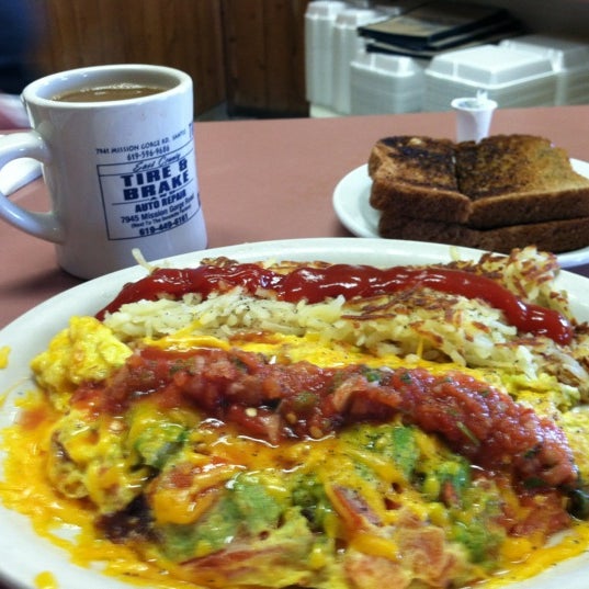 Photo taken at The Omelette Factory by Michelle B. on 6/24/2012