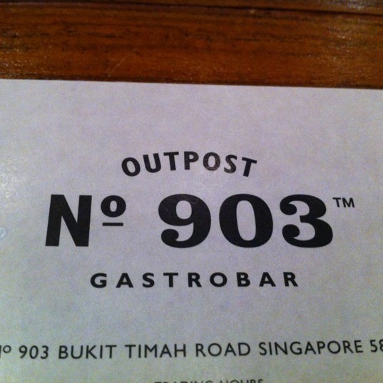 Photo taken at Outpost 903 Gastrobar by Fiona R. on 5/3/2012