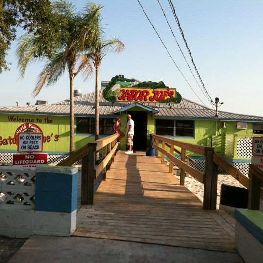 Photo taken at Gator Joe&#39;s Beach Bar &amp; Grill by Dorothy W. on 7/1/2012