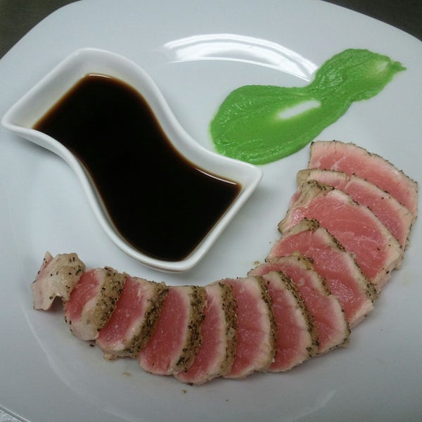 AHI Tuna.....Sashimi grade tuna seared to perfection!
