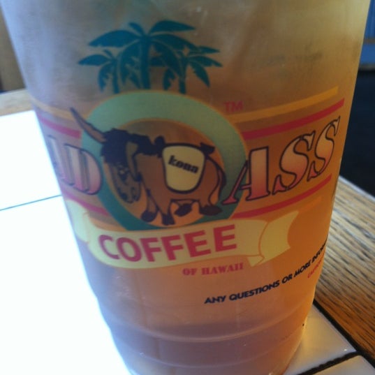 Photo taken at Bad Ass Coffee of Hawaii by RJ on 5/18/2012